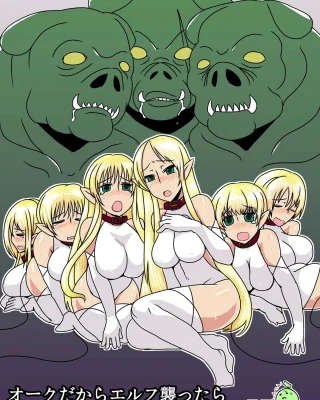Orc Dakara Elf Osotta Zenin Succubus Datta wa. | Atacamos a unas Elfas porque somos Orcos pero resultaron ser realmente Súcubos