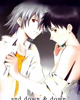 Doujinshi en español de Kaworu Nagisa, Shinji Ikari de Neon Genesis Evangelion