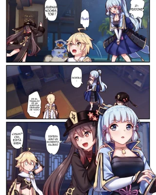 The Traveler's Wives Hu tao & Kamisato Ayaka (Genshin Impact)